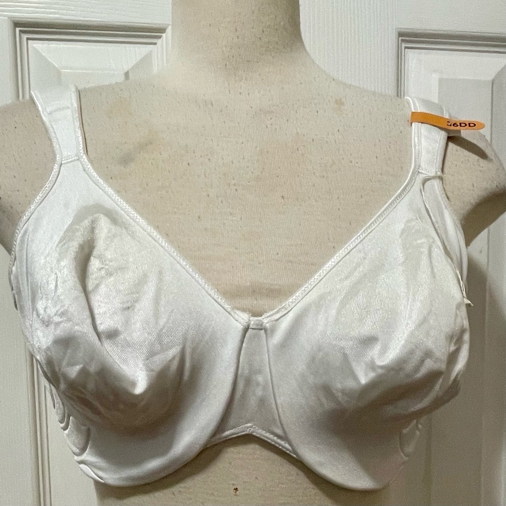 NWT Goddess Women's Elegant White Bra 36DD